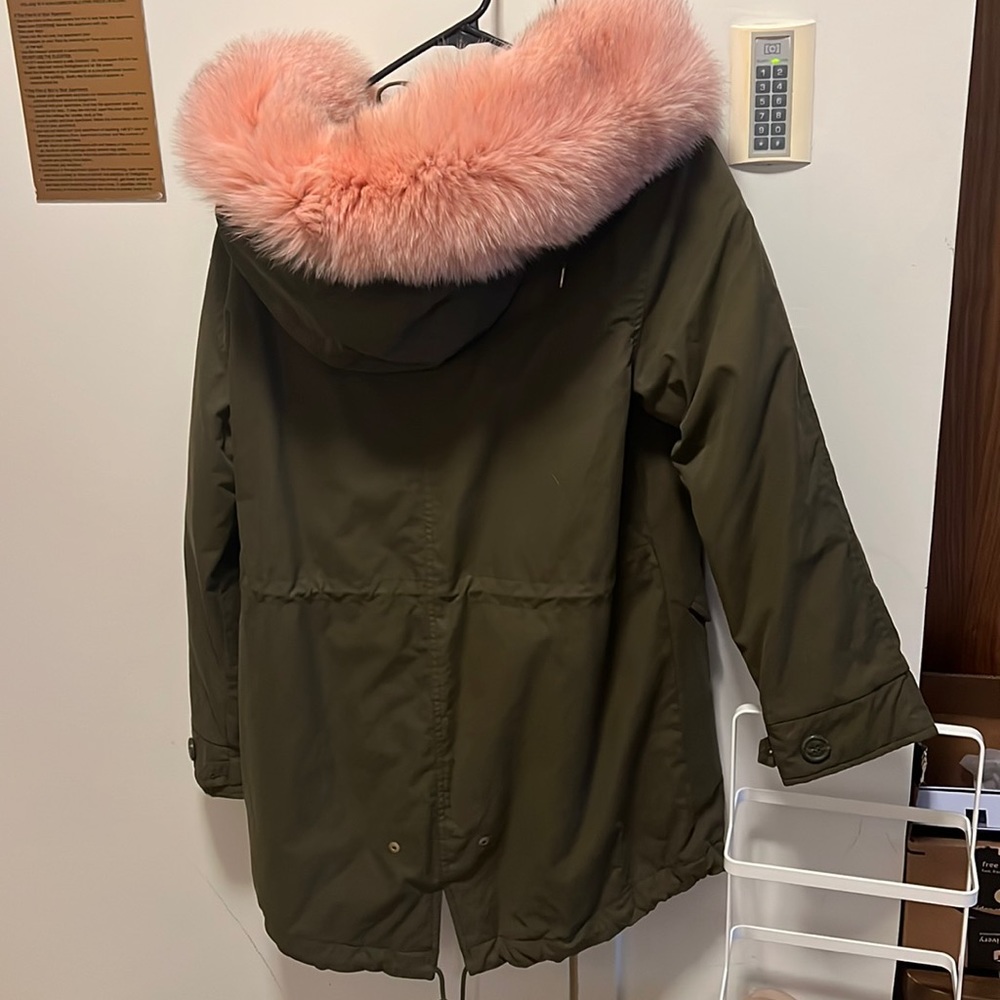 Padded anorak coat